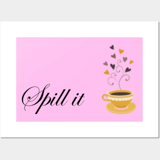 Spill the tea Posters and Art